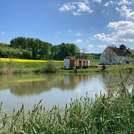 Tiny-Teich-Haus Auf Dem Rittergut Villa Blomberg  Exterior photo